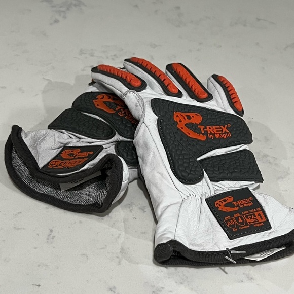 Magid Gray and Red Work Gloves - Picture 7 of 14